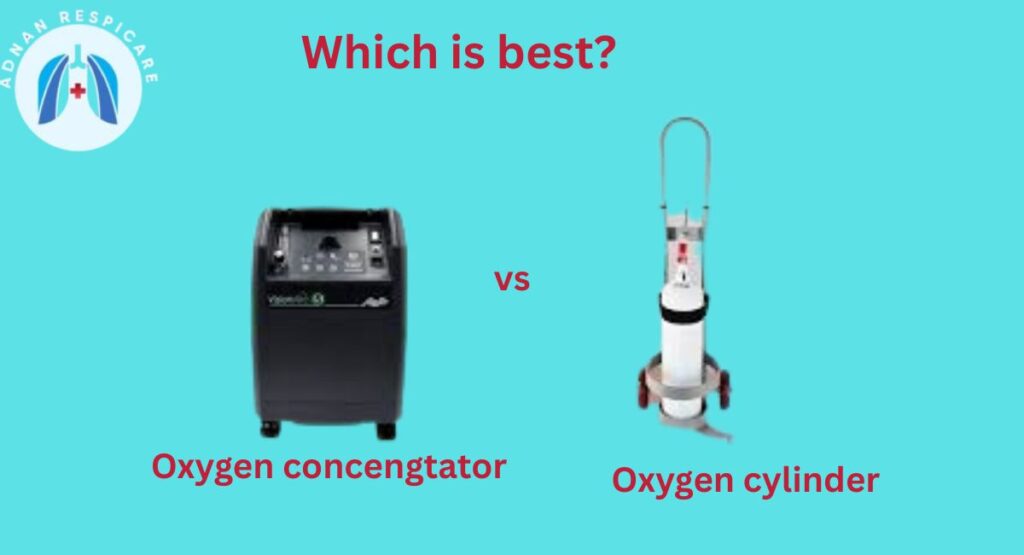 oxygen concentrator vs oxygen cylinder