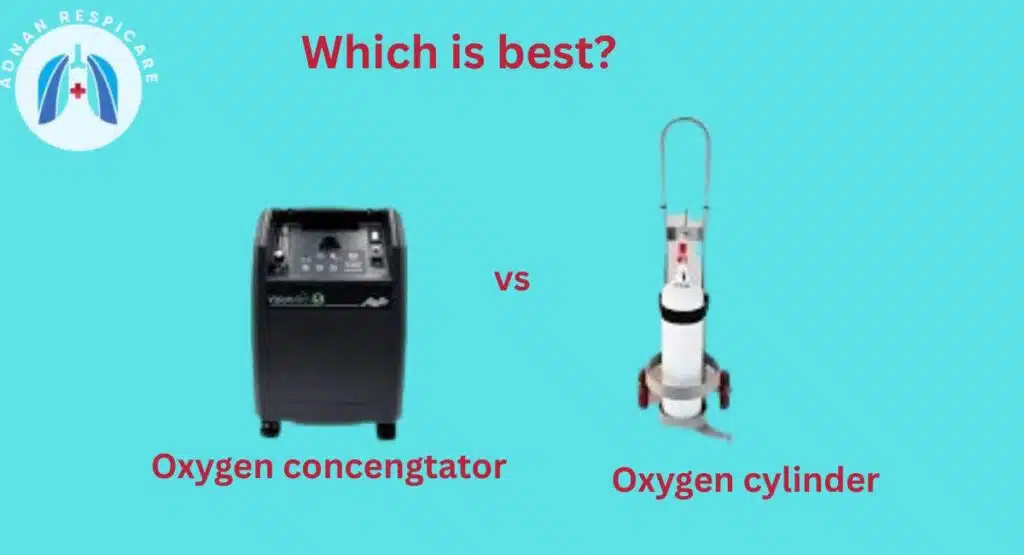 oxygen concentrator vs oxygen cylinder