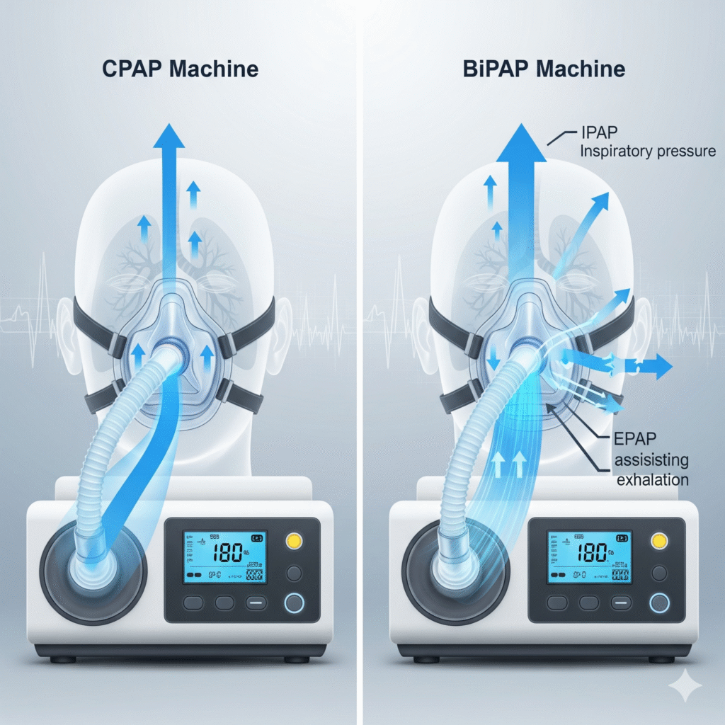 CPAP vs BiPAP
