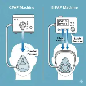 CPAP vs BiPAP